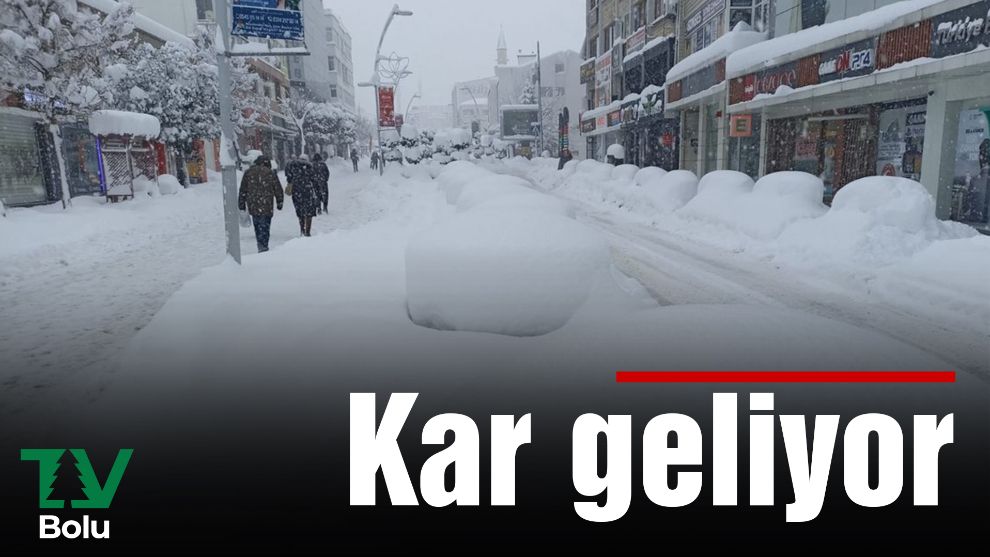 Kar geliyor
