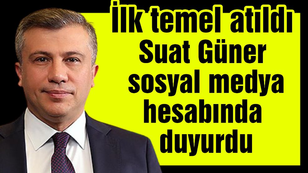 İlk temel atıldı
