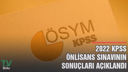 2022 KPSS Ön Lisans Sınavının sonuçları açıklandı
