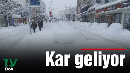 Kar geliyor