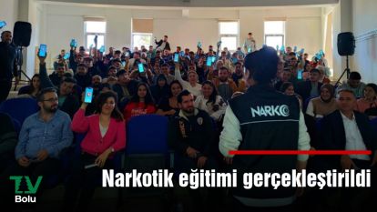 Narkotik eğitim gerçekleştirildi