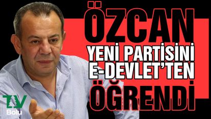 Özcan yeni partisini E-Devlet'ten Öğrendi