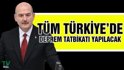 Tüm Türkiye'de deprem tatbikatı yapılacak