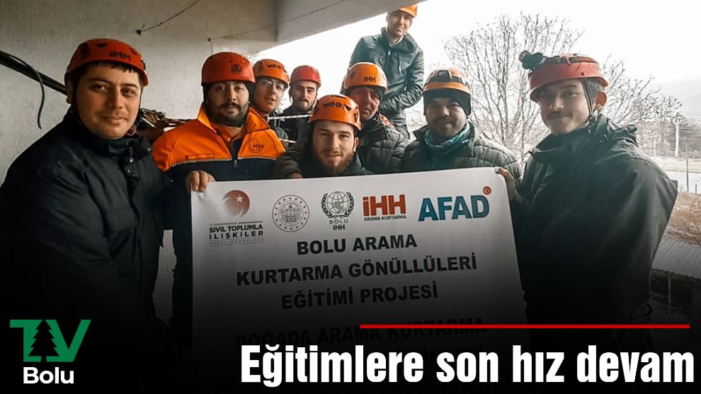 Eğitimlere son hız devam