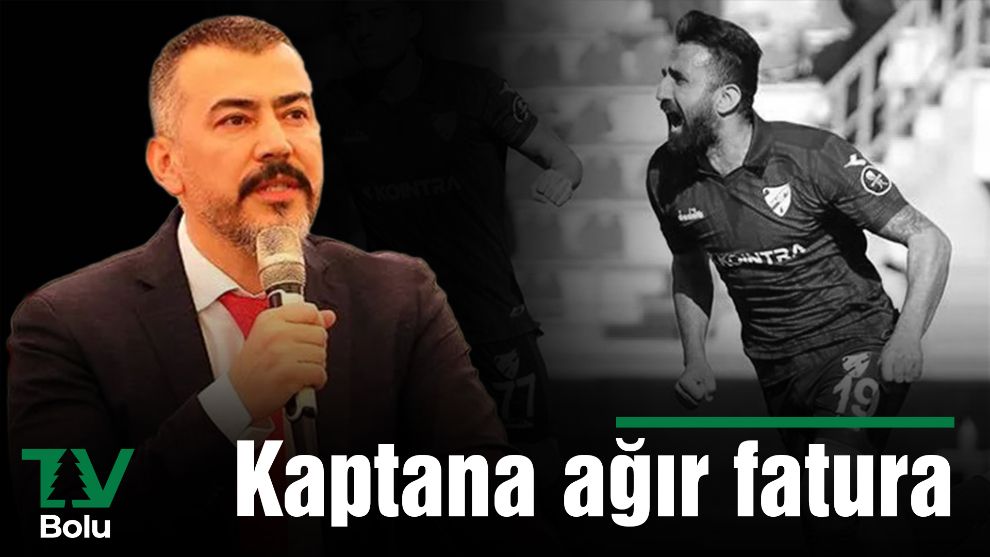 Kaptana ağır fatura