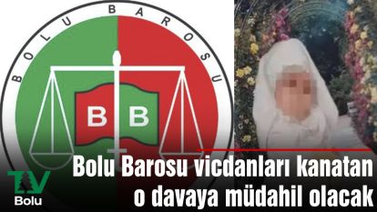 Bolu Barosu vicdanları kanatan o davaya müdahil olacak
