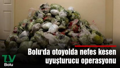 Bolu'da otoyolda nefes kesen uyuşturucu operasyonu
