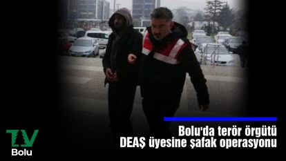 Bolu'da terör örgütü DEAŞ üyesine şafak operasyonu