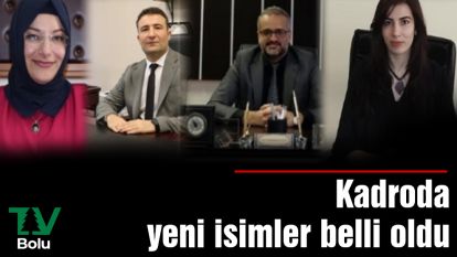 Kadroda yeni isimler belli oldu
