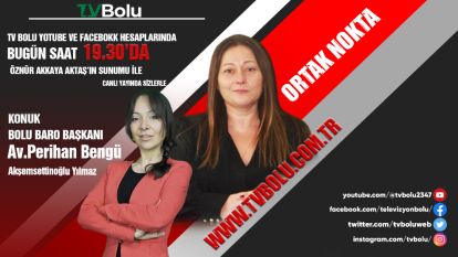 ORTAK NOKTA SAAT 19.30'DA CANLI YAYINDA