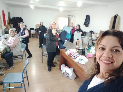 Umut Kent Mahallesi kadınlarından örnek çalışma