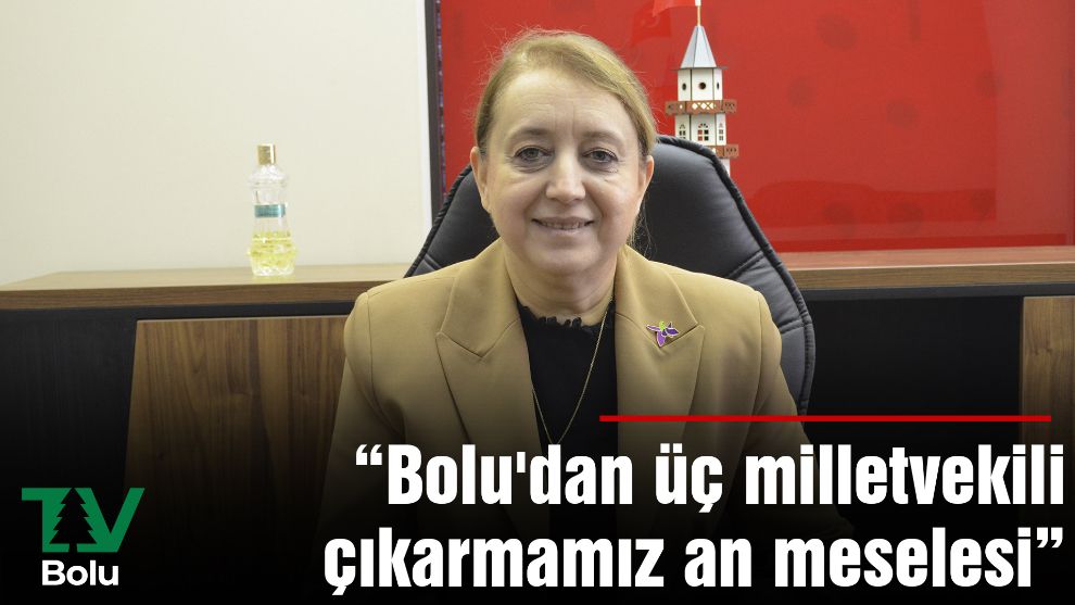Bolu'dan üç milletvekili çıkarmamız an meselesi