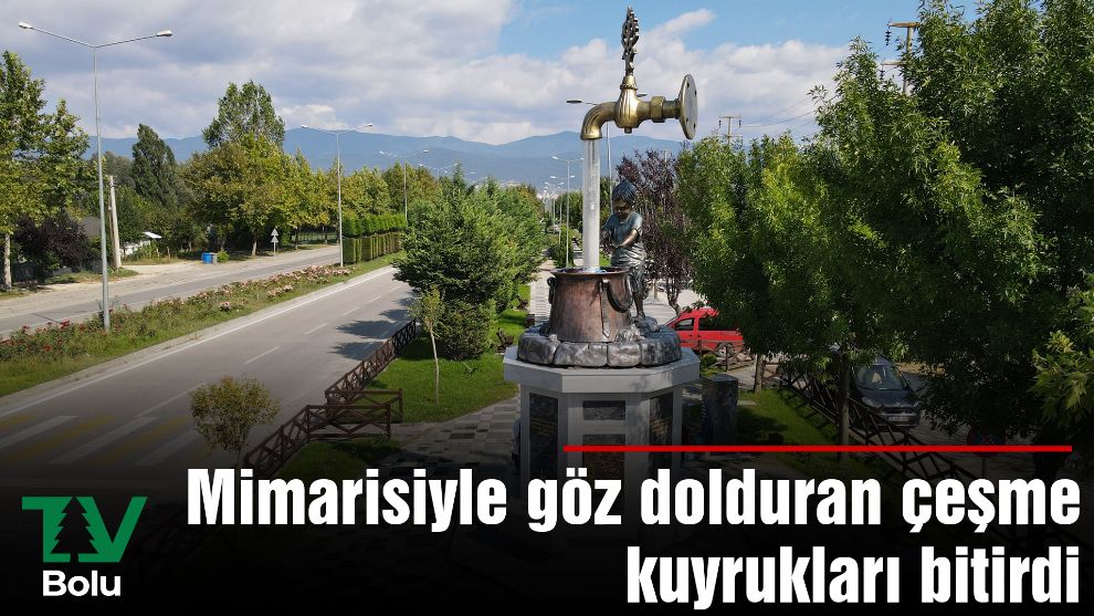 Mimarisiyle göz dolduran çeşme kuyrukları bitirdi