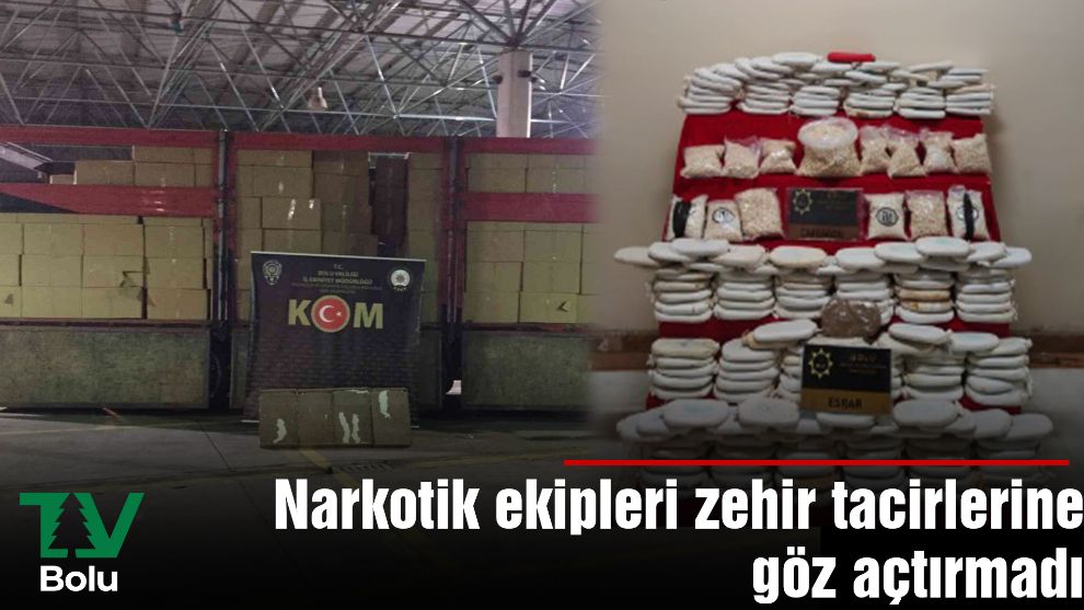 Narkotik ekipleri zehir tacirlerine göz açtırmadı