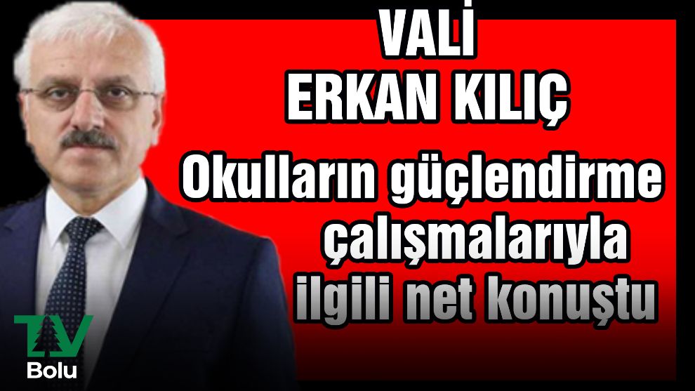 Okulların güçlendirme çalışmalarıyla ilgili net konuştu