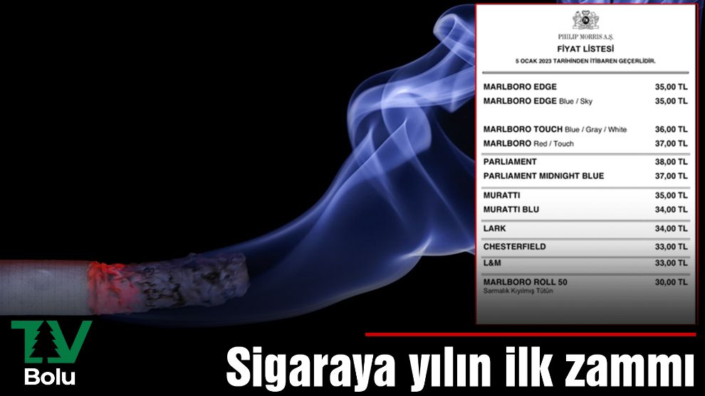 Sigaraya yılın ilk zammı