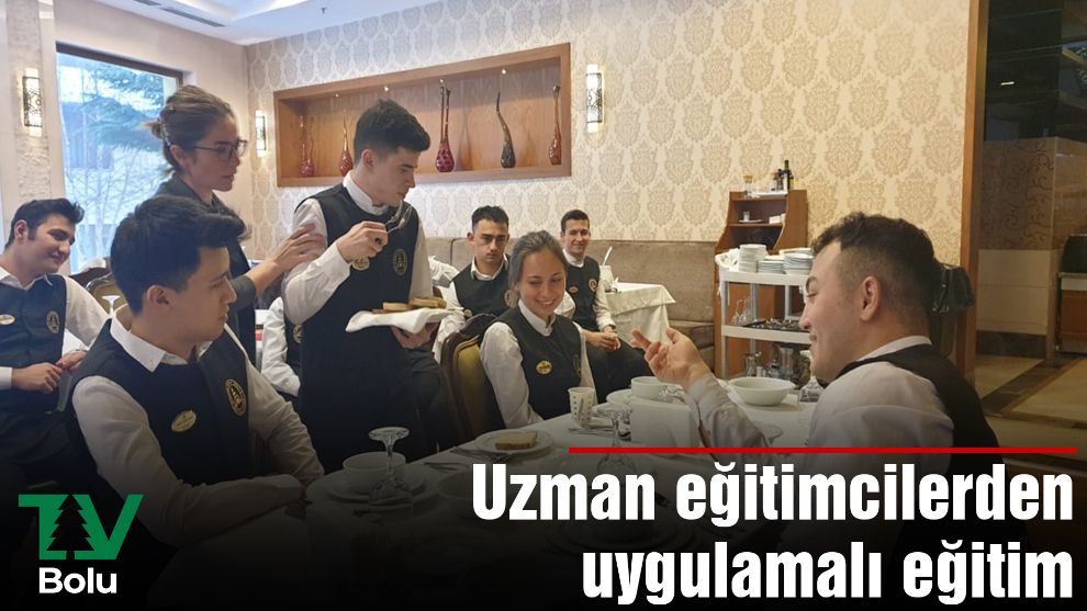 Uzman eğitimcilerden uygulamalı eğitim