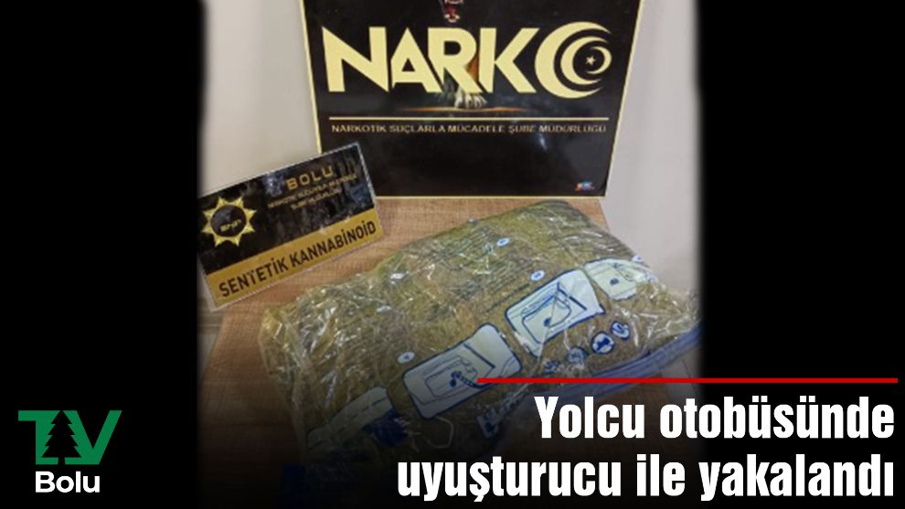 Yolcu otobüsünde uyuşturucu ile yakalandı