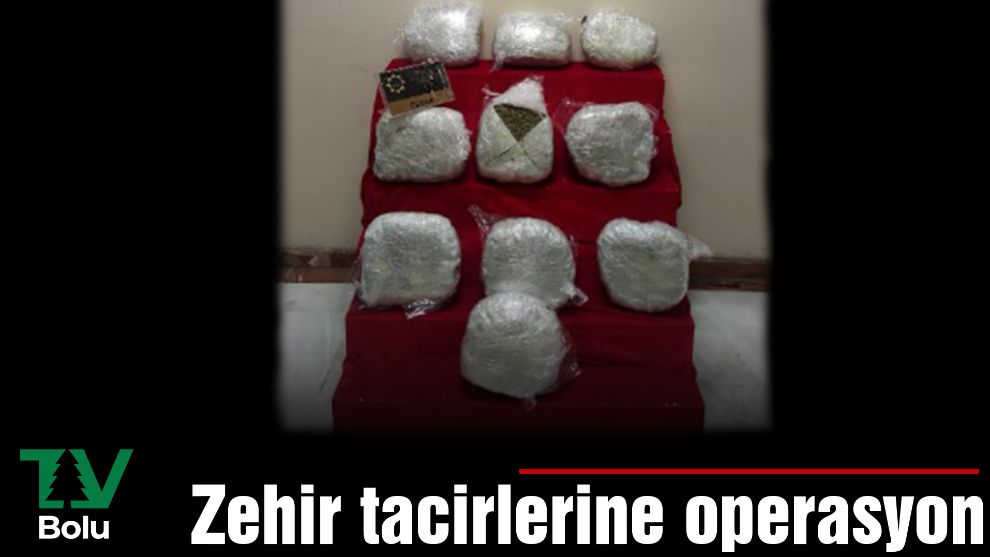 Zehir tacirlerine operasyon