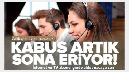 '0850' kabusu sona eriyor, harekete geçildi!