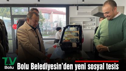 Bolu Belediyesi'nden yeni sosyal tesis