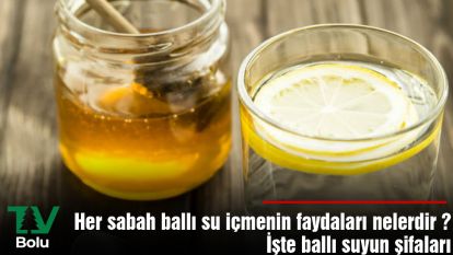 Her sabah ballı su içmenin faydaları nelerdir ?  İşte ballı suyun şifaları