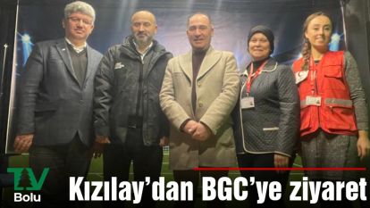 Kızılay'dan BGC'ye ziyaret