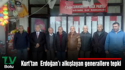Kurt'tan Erdoğan'ı alkışlayan generallere tepki