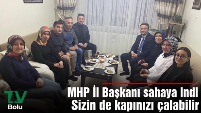 MHP İl Başkanı sahaya indi