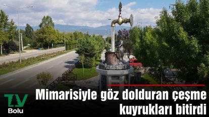 Mimarisiyle göz dolduran çeşme kuyrukları bitirdi