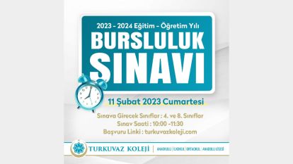 TURKUVAZ KOLEJİ'NDE BURSLULUK SINAVI!