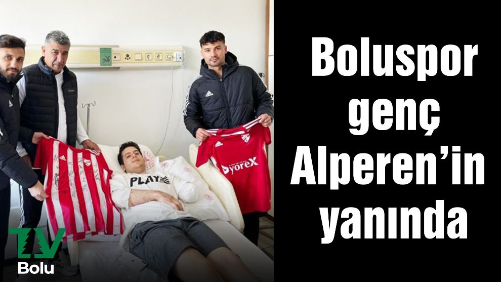 Boluspor genç Alperen'in yanında