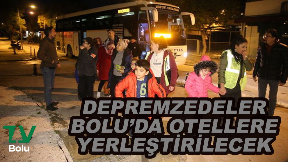 Depremzedeler için Bolu'daki oteller kapılarını açıyor