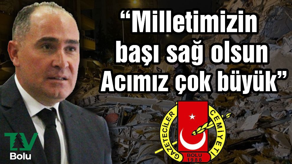 Milletimizin başı sağ olsun