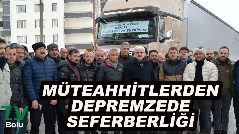 Müteahhitler depremzedeler için seferber oldu
