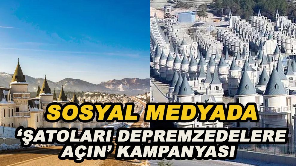 Sosyal medyada kampanya başladı 'Burj El Babas'ı depremzedelere açın'