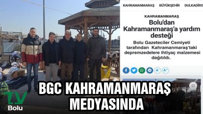 BGC Kahramanmaraş medyasında