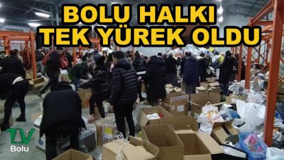 Bolu halkı tek yürek oldu