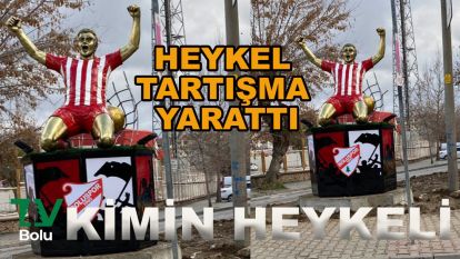 Kimin heykeli olduğu tartışma yarattı