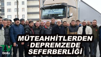 Müteahhitler depremzedeler için seferber oldu