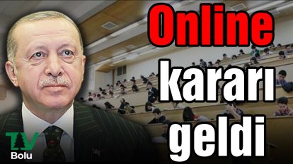 Üniversiteler online eğitime döndü