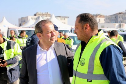 Başkan Özcan Hatay'da depremzedeleri ziyaret etti