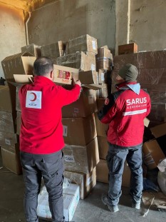 Bolu Kızılay afetzedeler için seferber oldu