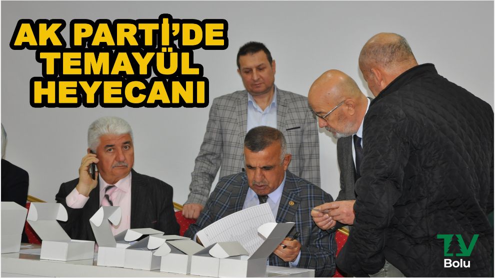 AK Parti'de temayül heyecanı