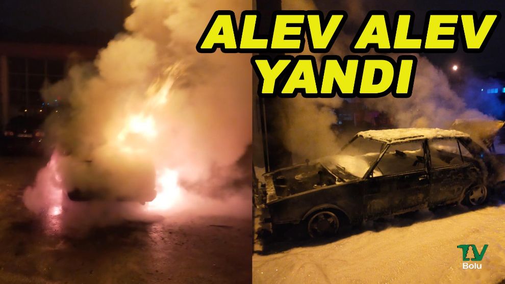 Alev alev yanarak küle döndü