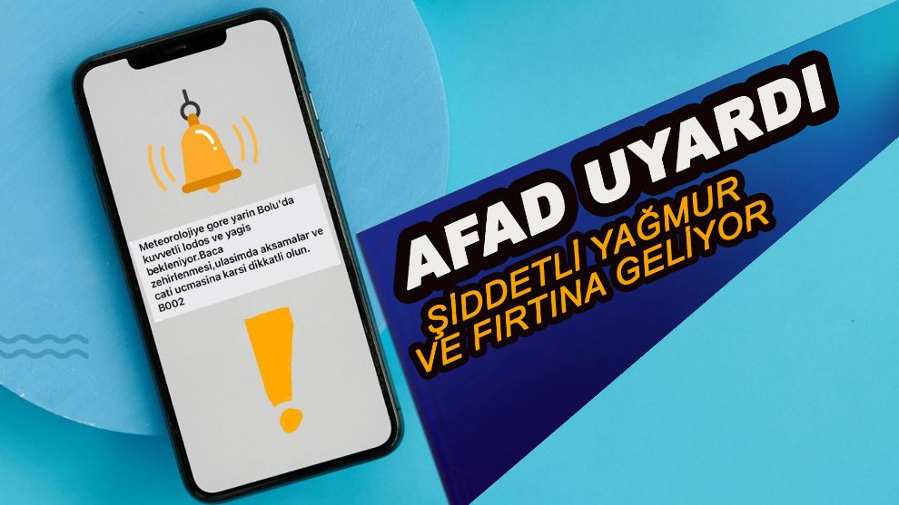 Aman dikkat. Sağanak ve fırtına geliyor