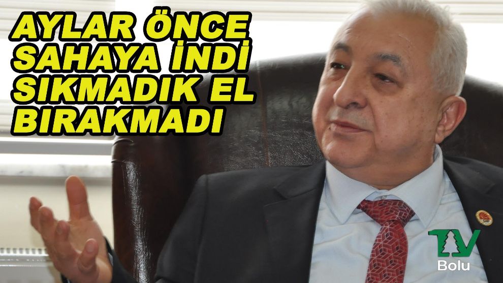 Aylar önce sahaya indi sıkmadık el bırakmadı