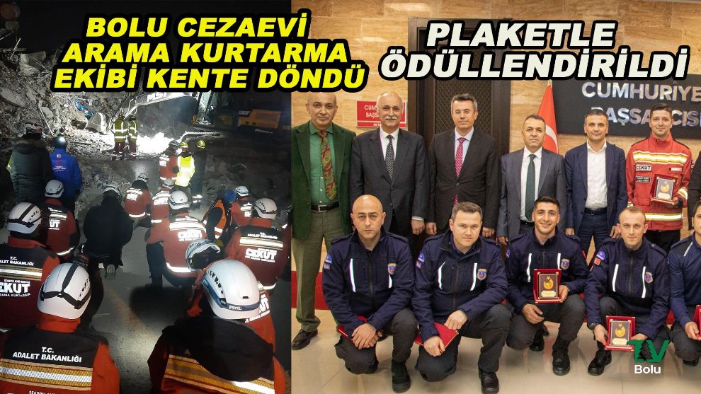 CEKUT ekibi plaketle ödüllendirildi