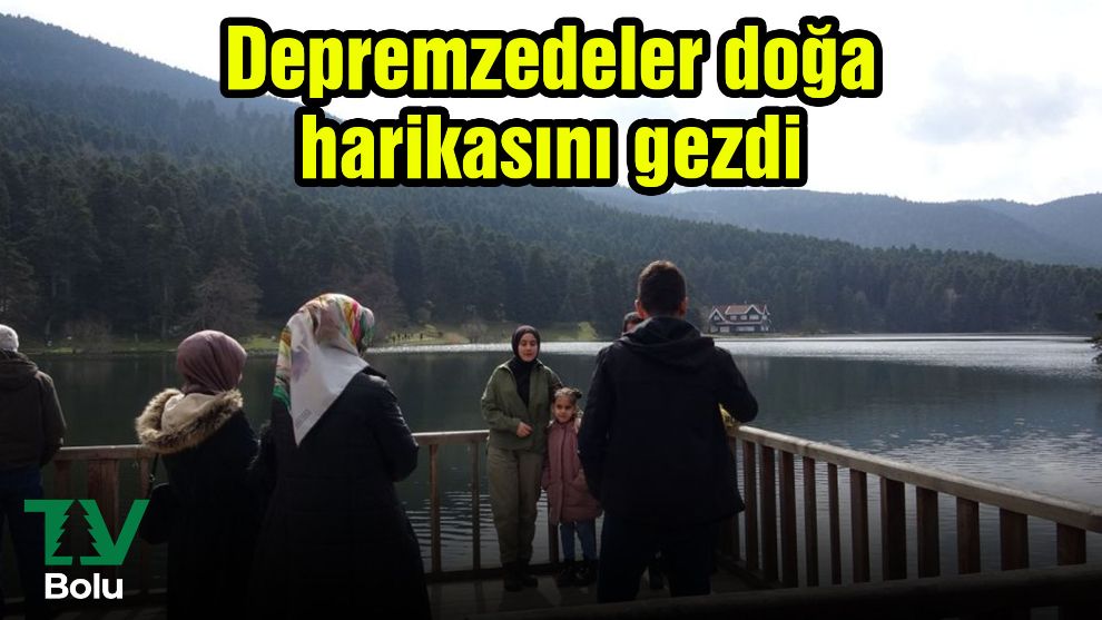 Depremzedeler doğa harikasını gezdi