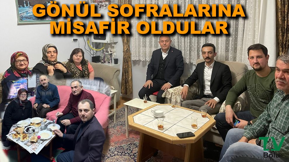 Gönül sofralarına misafir oldular